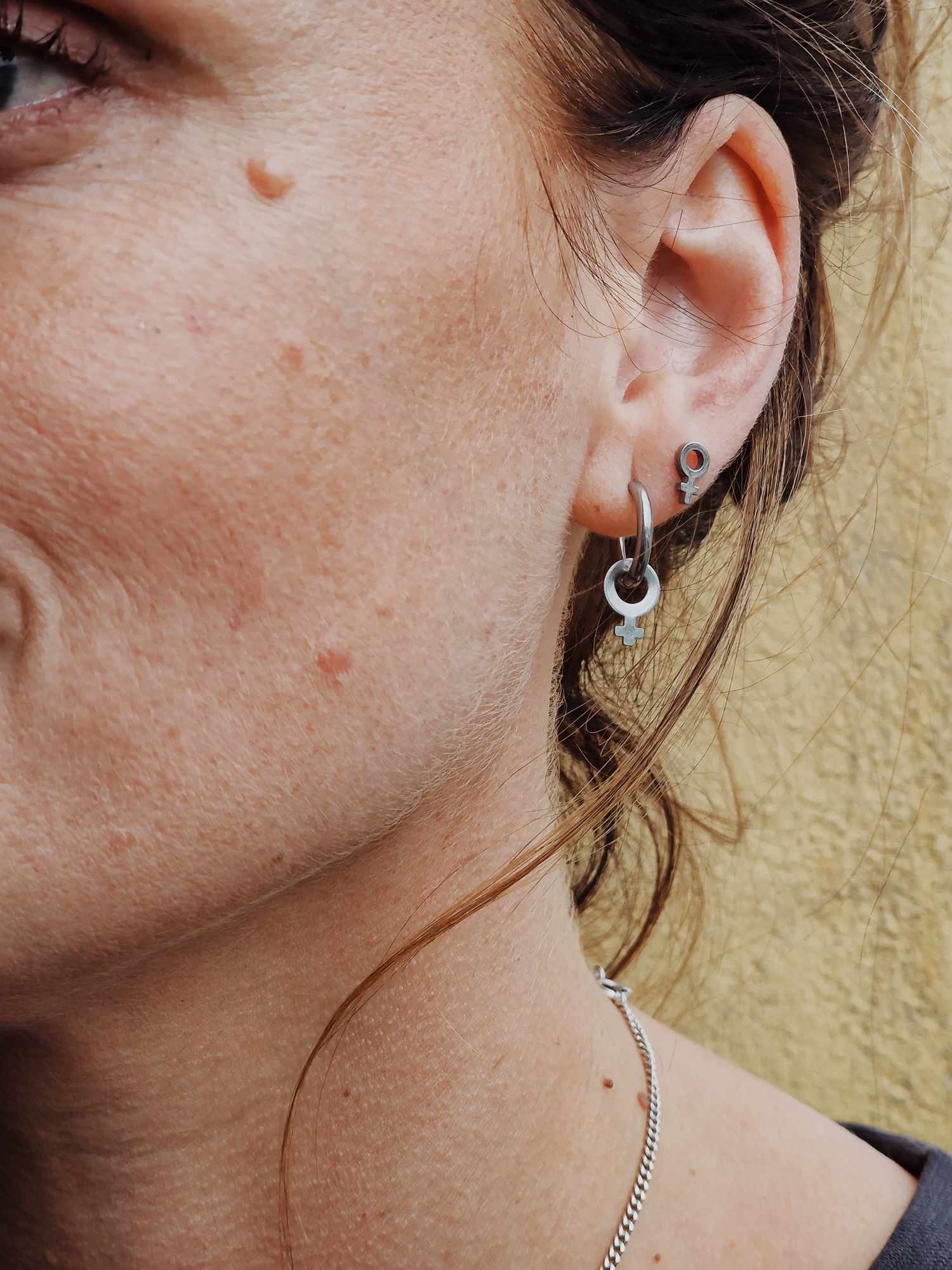 Earring "femme" chunky - 4