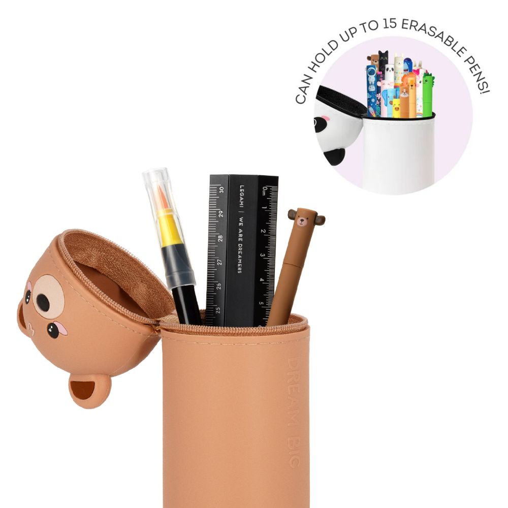 Pennfodral av silikon, Kawaii, Teddy Bear - 4