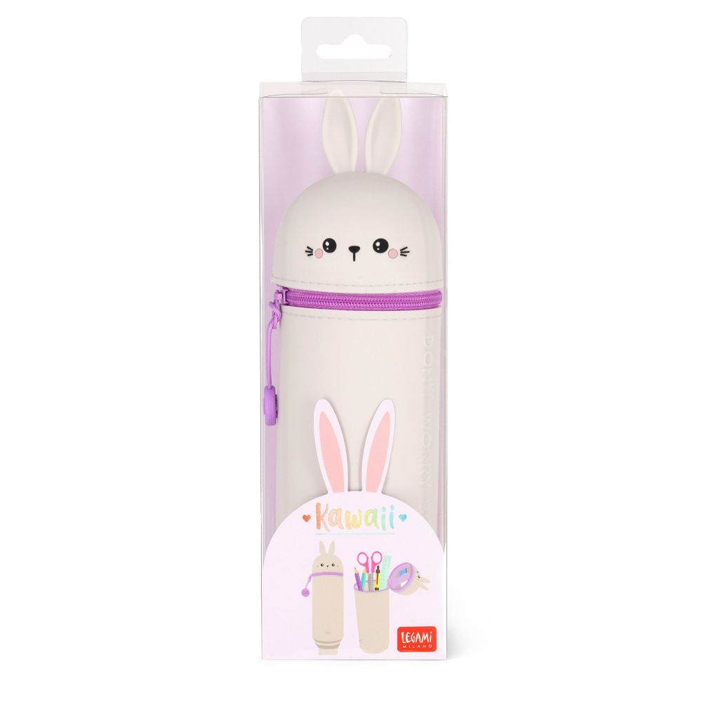 Pennfodral av silikon, Kawaii, Bunny/Rabbit - 3