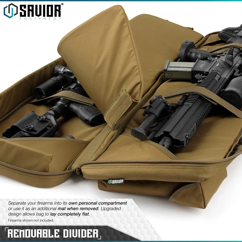 Savior Equipment Urban Warfare 36"  Double Rifle Case - FDE 3