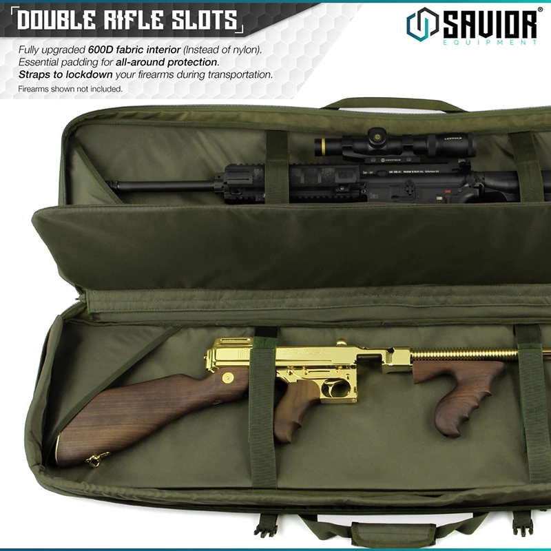 Savior Equipment Urban Warfare 36"  Double Rifle Case - OD Green