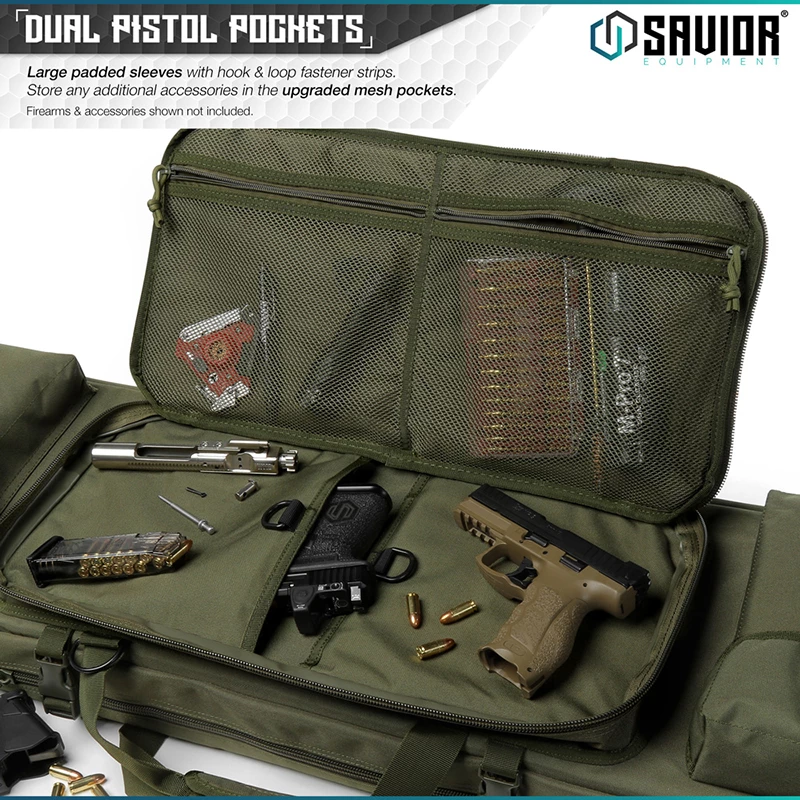 Savior Equipment Urban Warfare 36"  Double Rifle Case - OD Green 3