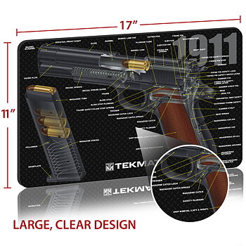 TekMat 1911 3D Cutaway Cleaning Mat 2