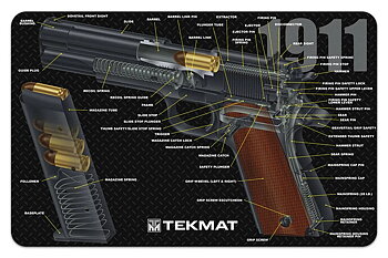 TekMat 1911 3D Cutaway Cleaning Mat  