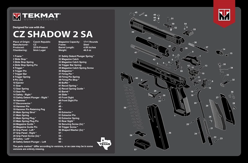TekMat CZ Shadow 2 Cleaning Mat