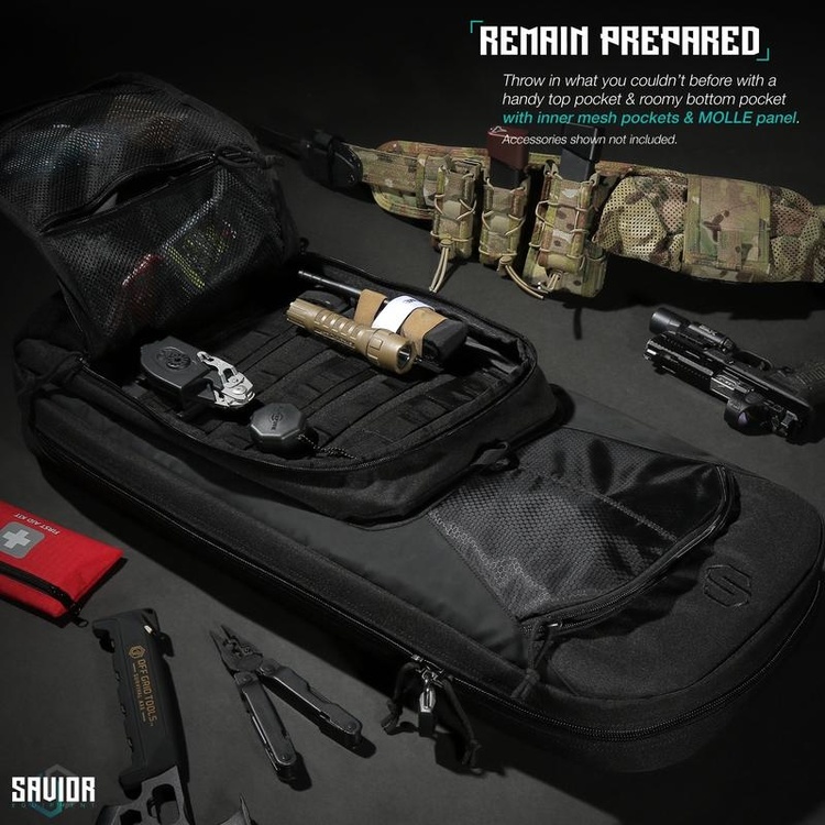 Savior Equipment Specialist 34" Covert Single Rifle Case - Black 4