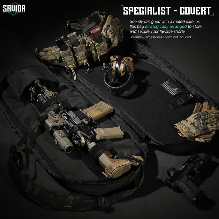 Savior Equipment Specialist 34" Covert Single Rifle Case - Black 3