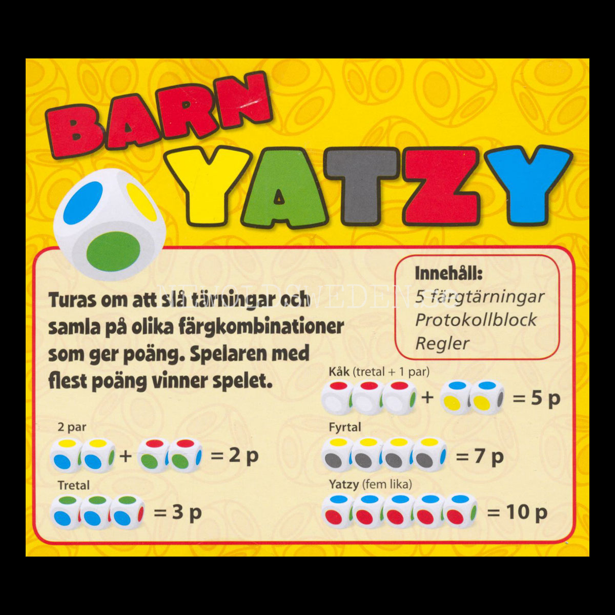 BARN YATZY - KÄRNAN - 2