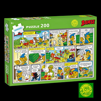 BAMSE 50 ÅR 1973-2023 JUBILEUM - Puzzle 200 bitar 30 x 50 cm - Rune Andreasson