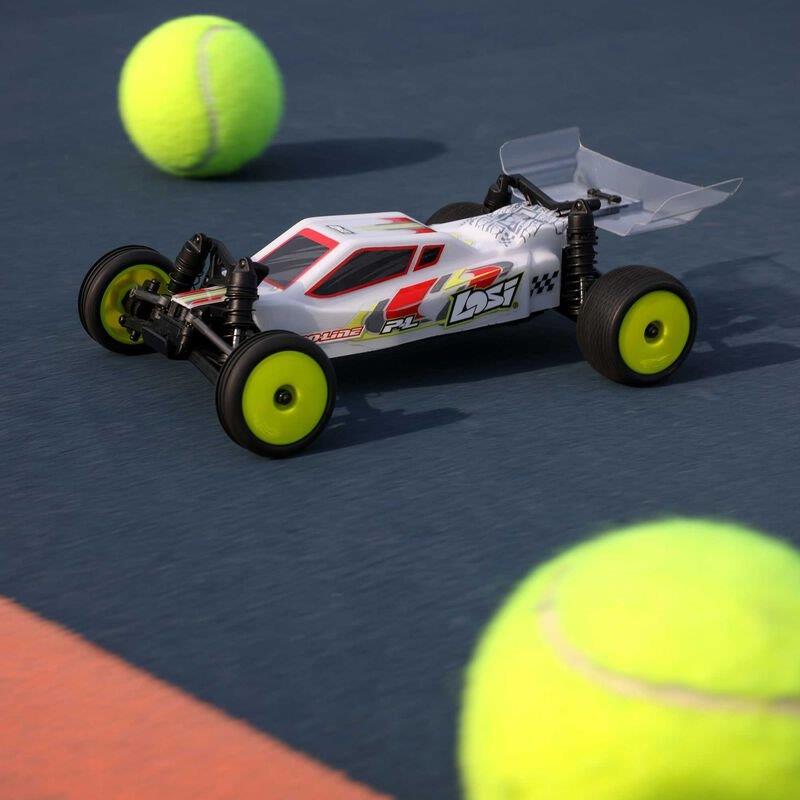 LOSI 1/24 Micro-B 2WD Buggy RTR, White - 11