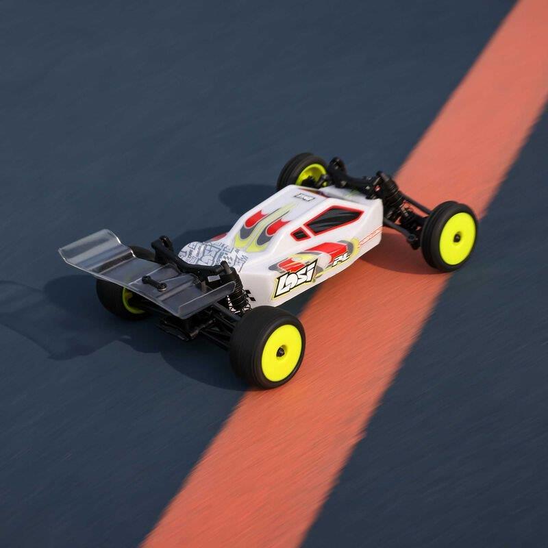 LOSI 1/24 Micro-B 2WD Buggy RTR, White - 4
