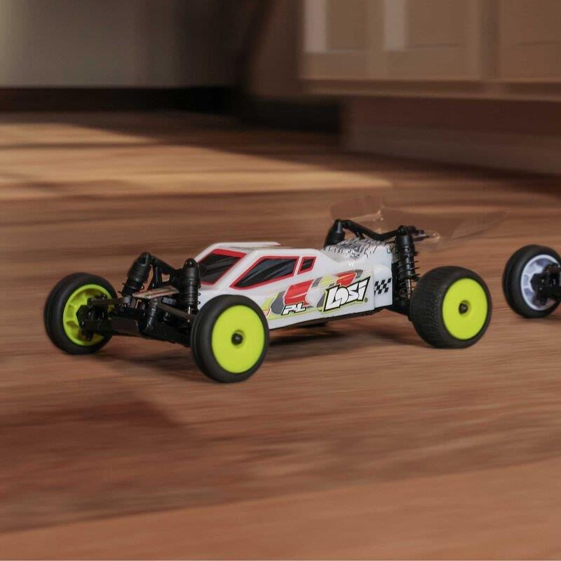 LOSI 1/24 Micro-B 2WD Buggy RTR, White - 3
