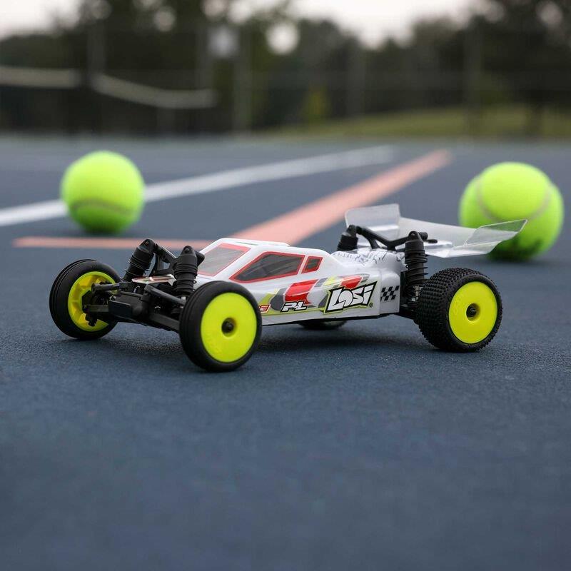 LOSI 1/24 Micro-B 2WD Buggy RTR, White - 10