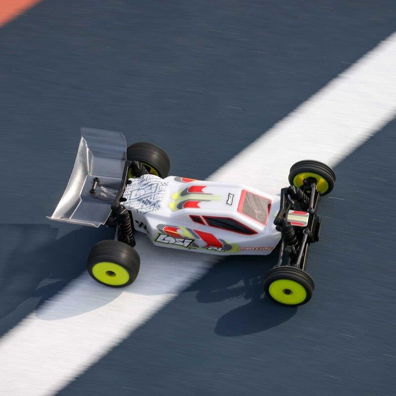 LOSI 1/24 Micro-B 2WD Buggy RTR, White - 6