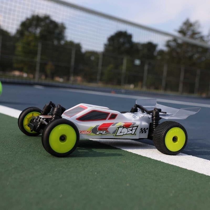 LOSI 1/24 Micro-B 2WD Buggy RTR, White - 8
