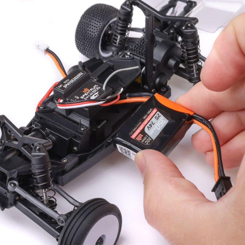 LOSI 1/24 Micro-B 2WD Buggy RTR, Silver - 30