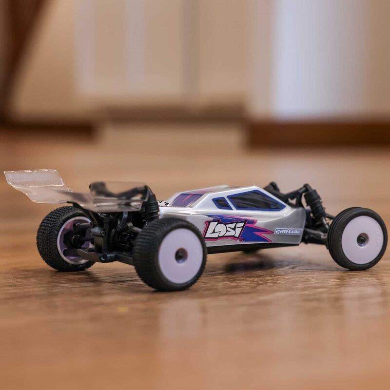 LOSI 1/24 Micro-B 2WD Buggy RTR, Silver - 9