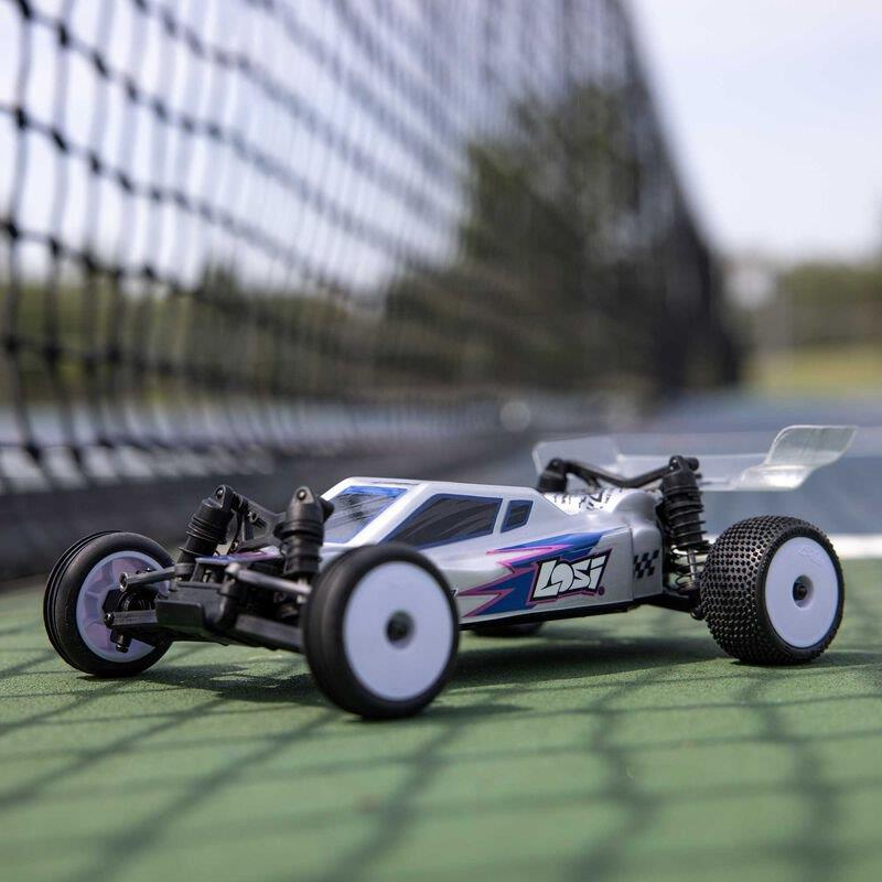 LOSI 1/24 Micro-B 2WD Buggy RTR, Silver - 3