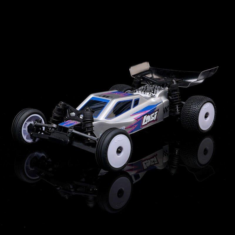 LOSI 1/24 Micro-B 2WD Buggy RTR, Silver - 11