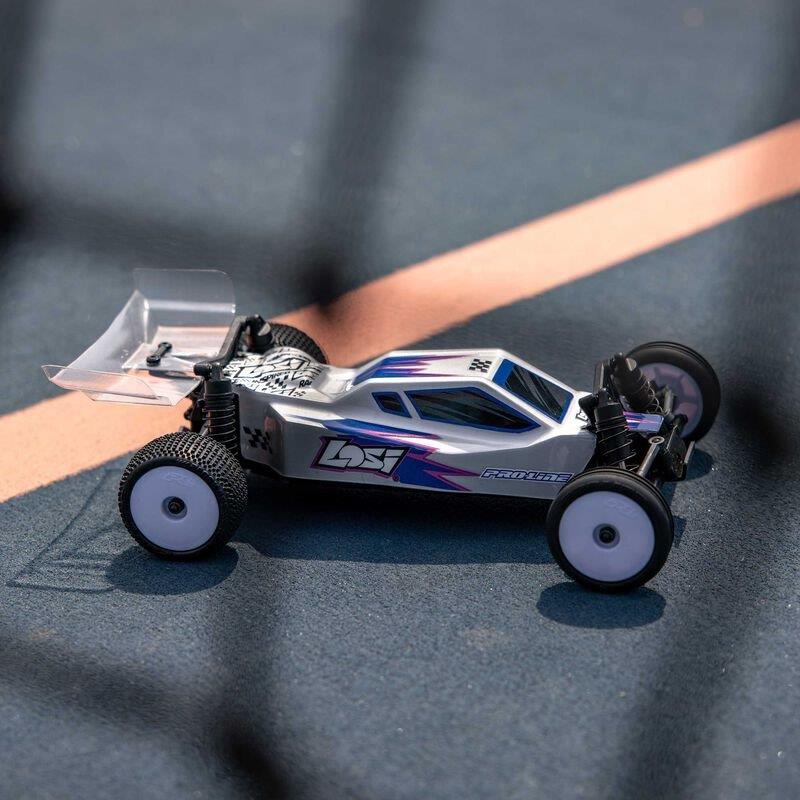 LOSI 1/24 Micro-B 2WD Buggy RTR, Silver - 4