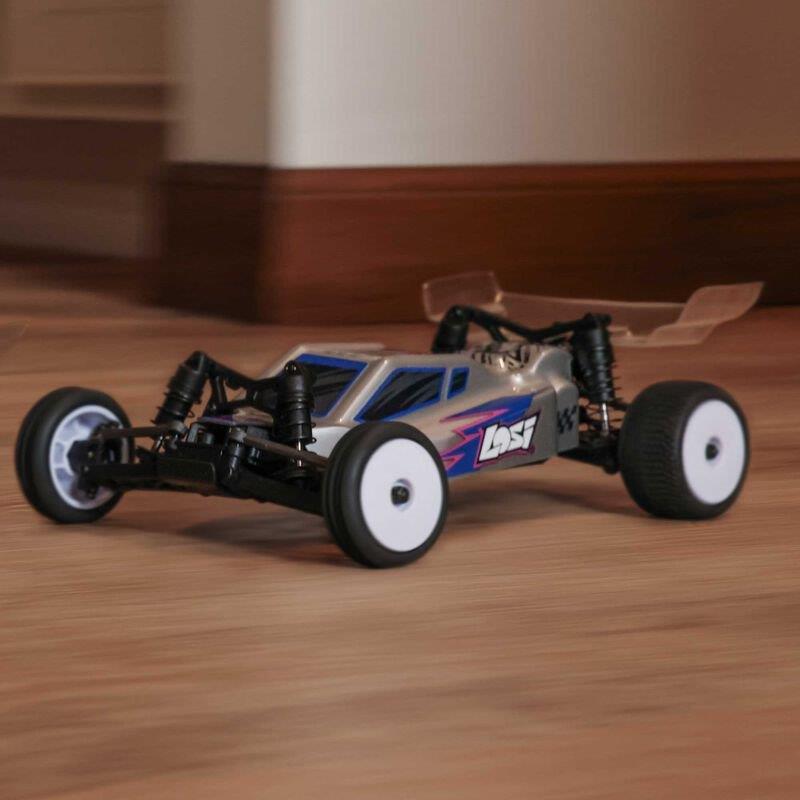 LOSI 1/24 Micro-B 2WD Buggy RTR, Silver - 10