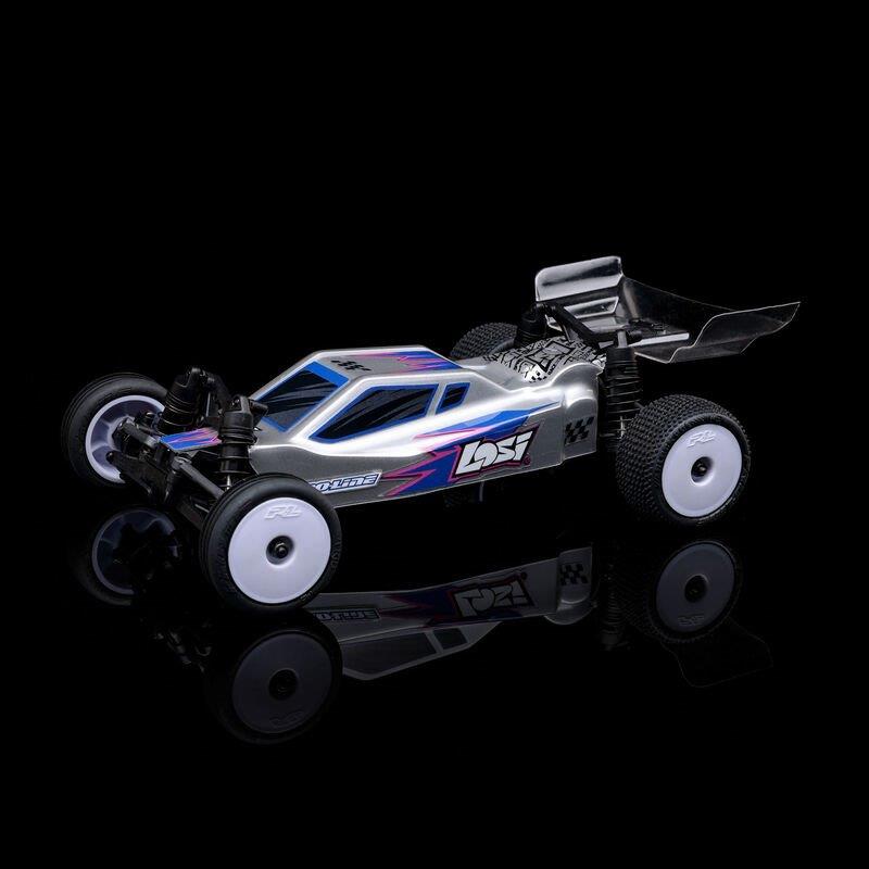 LOSI 1/24 Micro-B 2WD Buggy RTR, Silver - 12