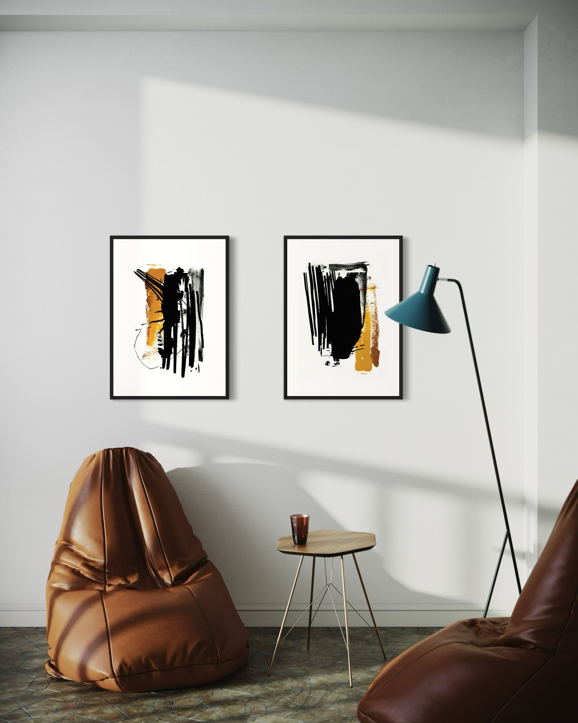 Yellow Brush No2 - Poster - 3