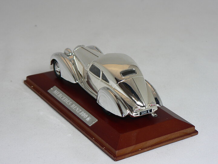 Mercedes-Benz 500 K  Silver cars collection  1:43  Atlas