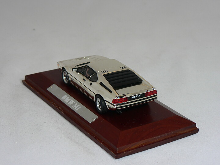 BMW M1  Silver cars collection  1:43  Atlas