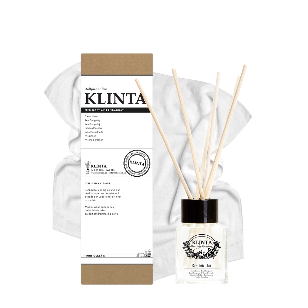 Tuoksutikut Clean bed 50 ml Klintas