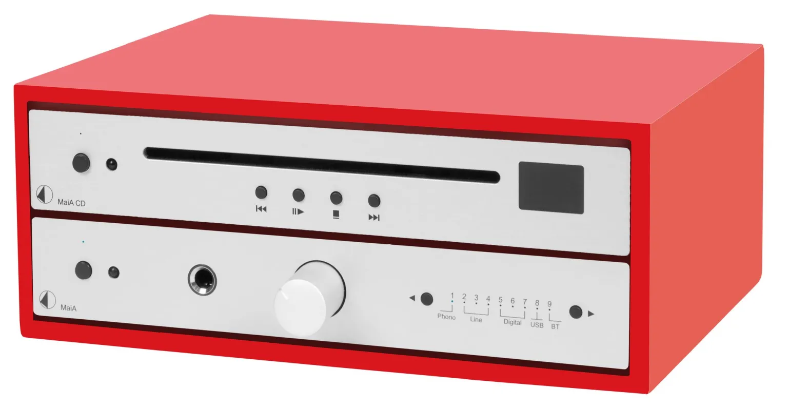 Pro-Ject Design Box Acryl 4 'Röd'