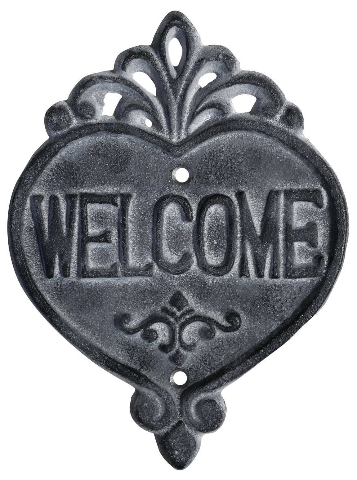 Sign Welcome cast iron shabby chic country style French country style Farm romance - 2