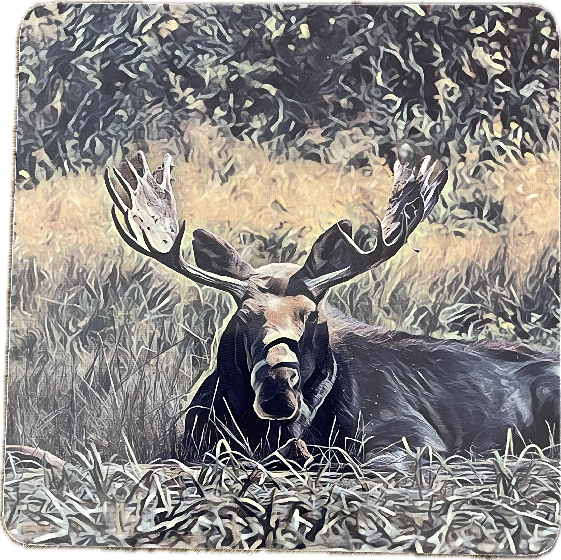 Grytunderlägg Älg retro