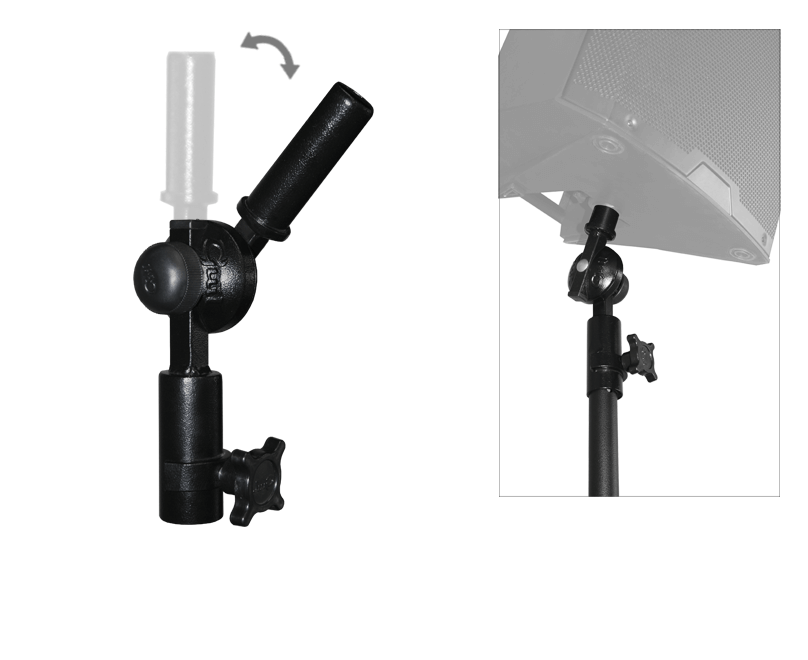 Tiltande högtalaradapter