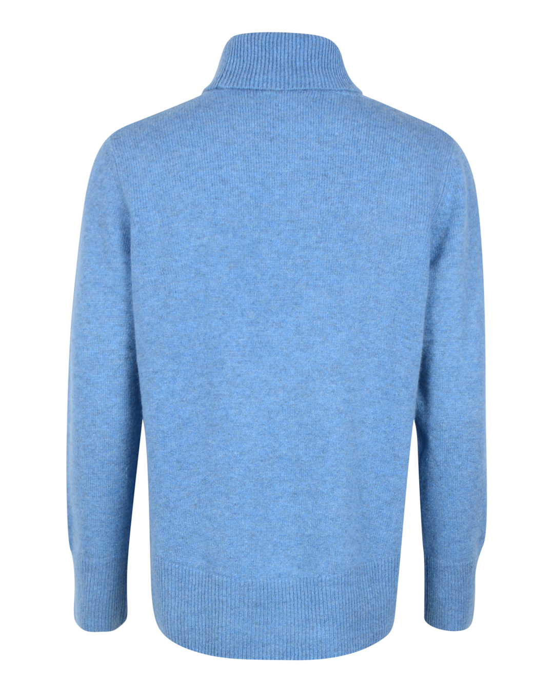 Kashmirpolo oversized mellanblå - 2
