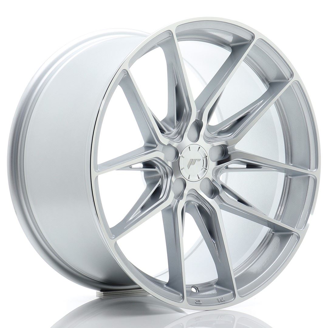 JR Wheels JR44 19x9,5 ET20-40 Oborrad Silver w/ Machined Face