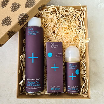 i+m Naturkosmetik Showergel Ansiktskräm & Deo Present 