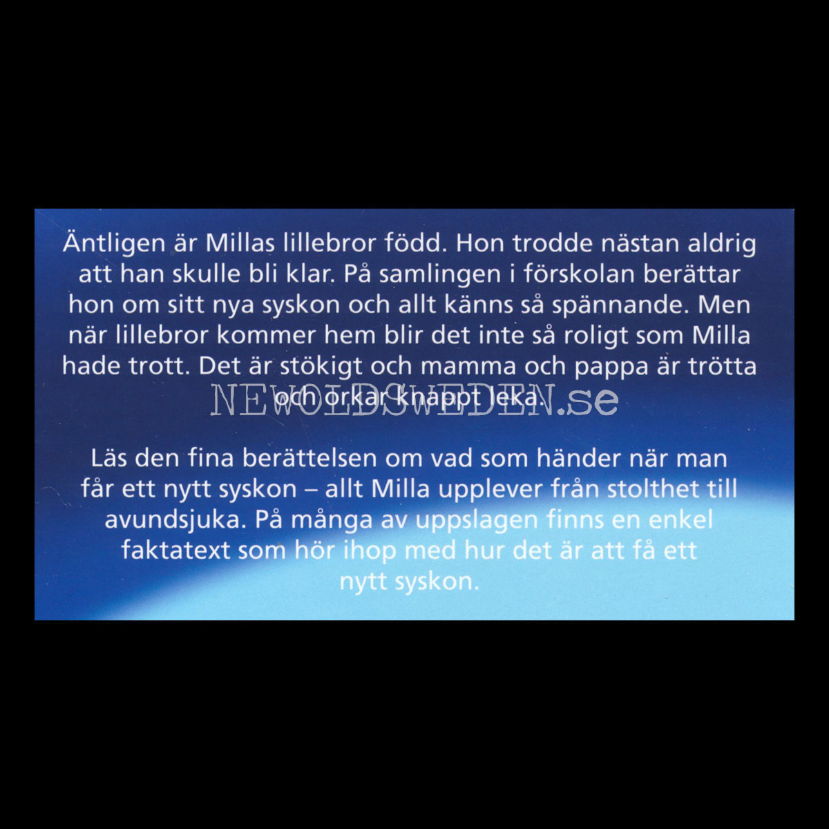 JAG LÄR MIG OM ... ATT FÅ ETT SYSKON - BAMSE - H08 - 4