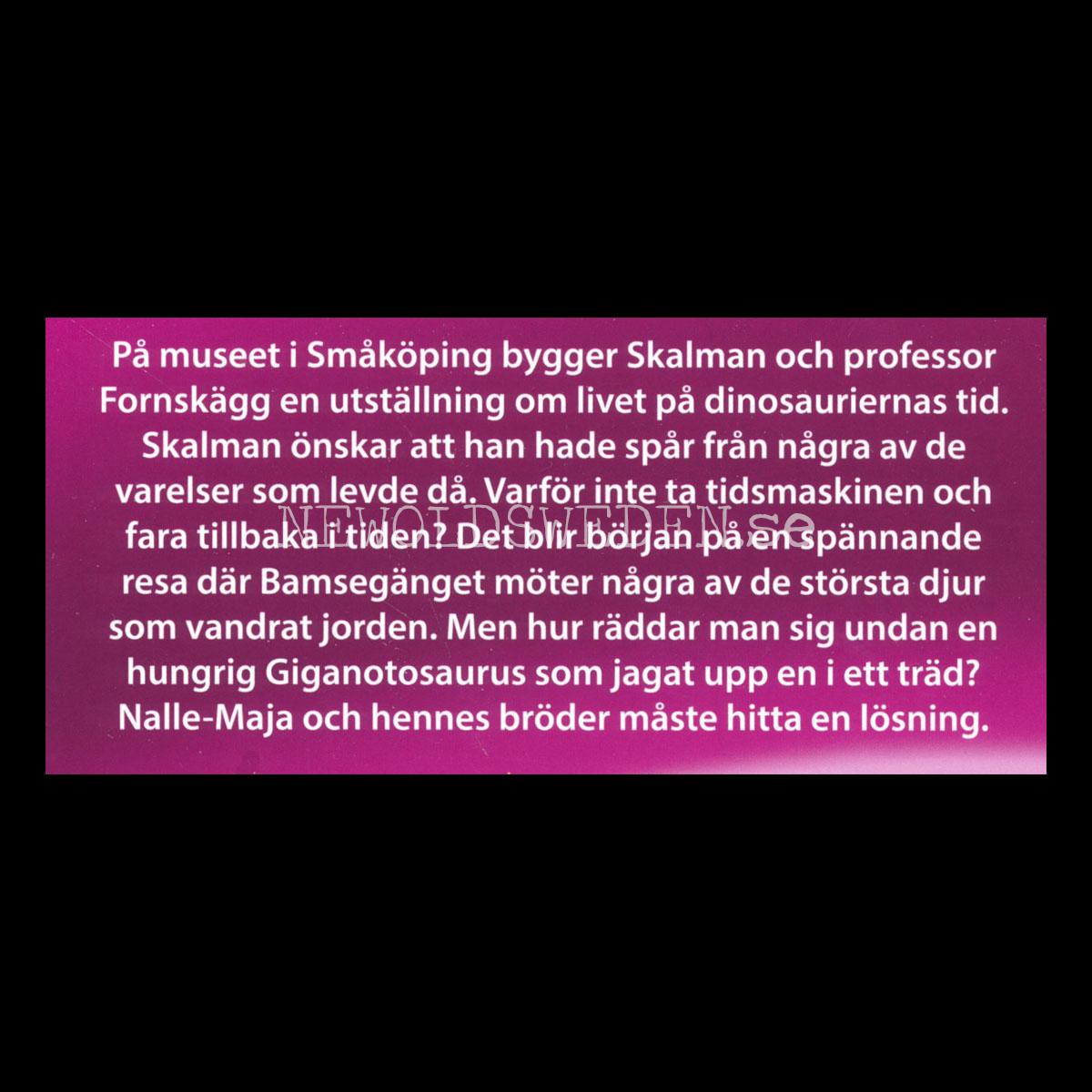 JAG LÄR MIG OM ... DINOSAURIER - BAMSE - H08 - 3