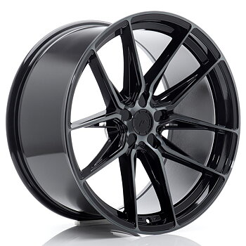 JR Wheels JR44 20x10 ET15-35 Oborrad Black Machined w/Tinted FaceJUST