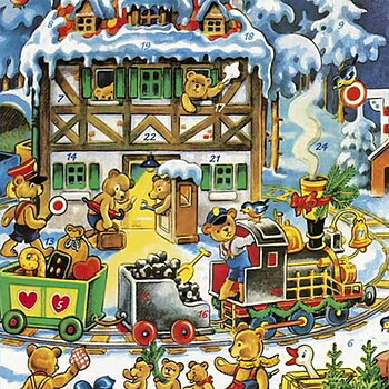German Advent Calendar A4 Kurt Brandes 1959