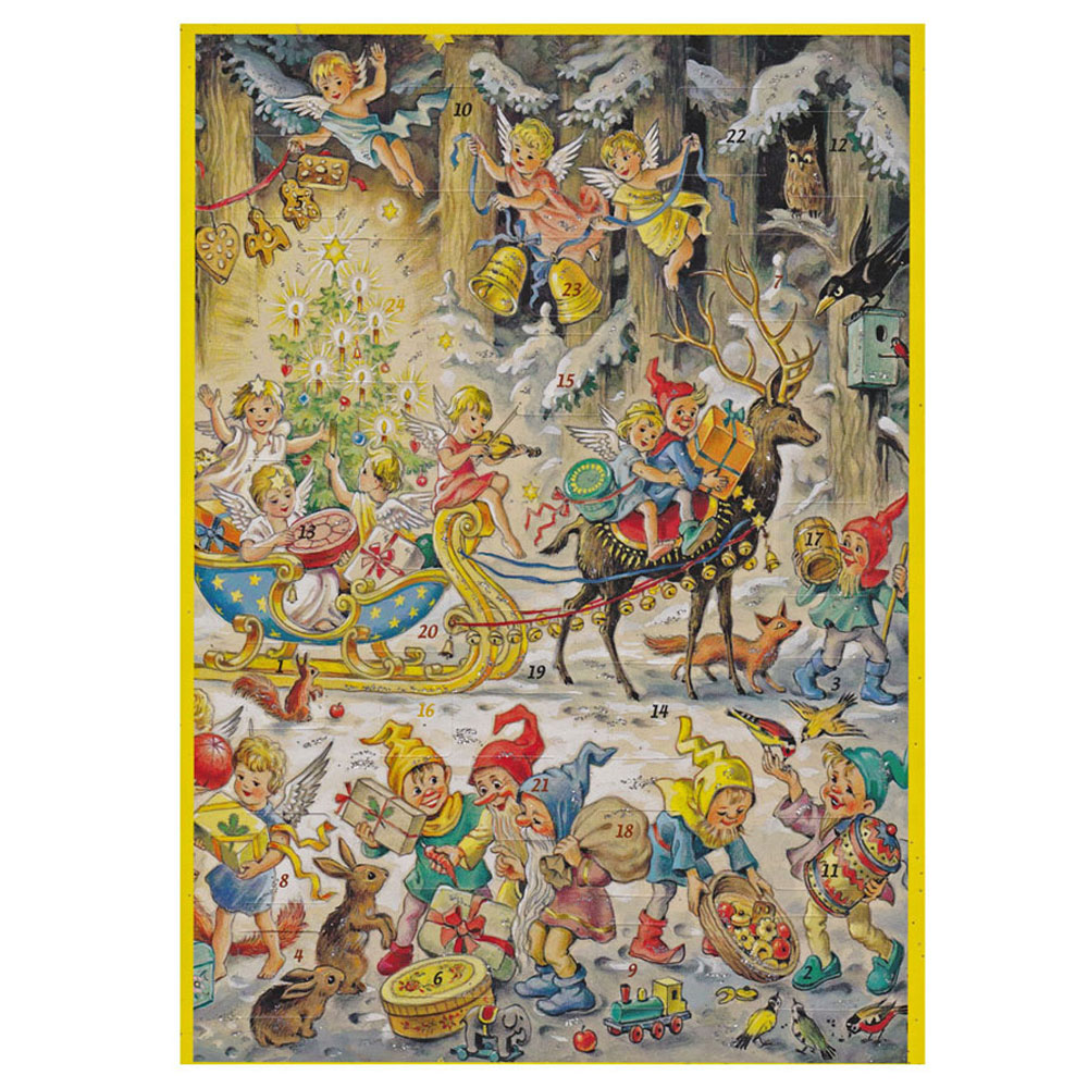 German Advent Calendar A4 Elisabeth Buzek 1957