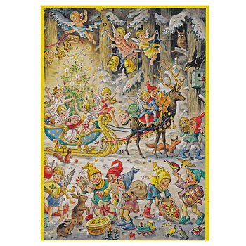 German Advent Calendar A4 Elisabeth Buzek 1957