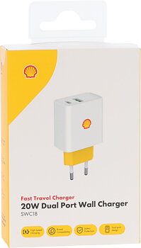 Laddadapter USB-A & C 20W