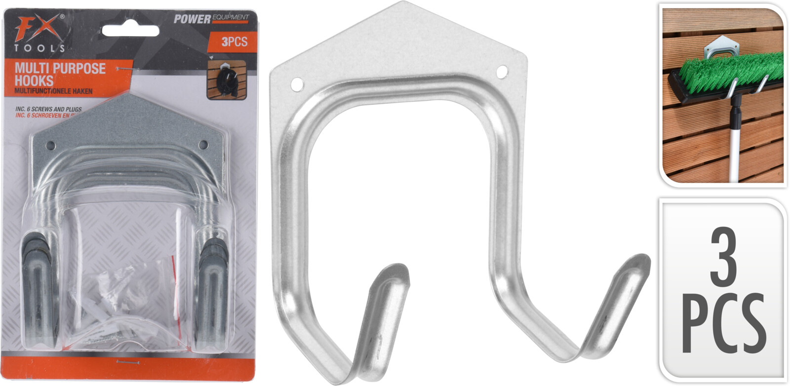 Metallhängare redskap 3-pack - 2