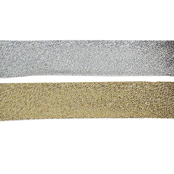 Snedremsa Lurex Guld & Silver