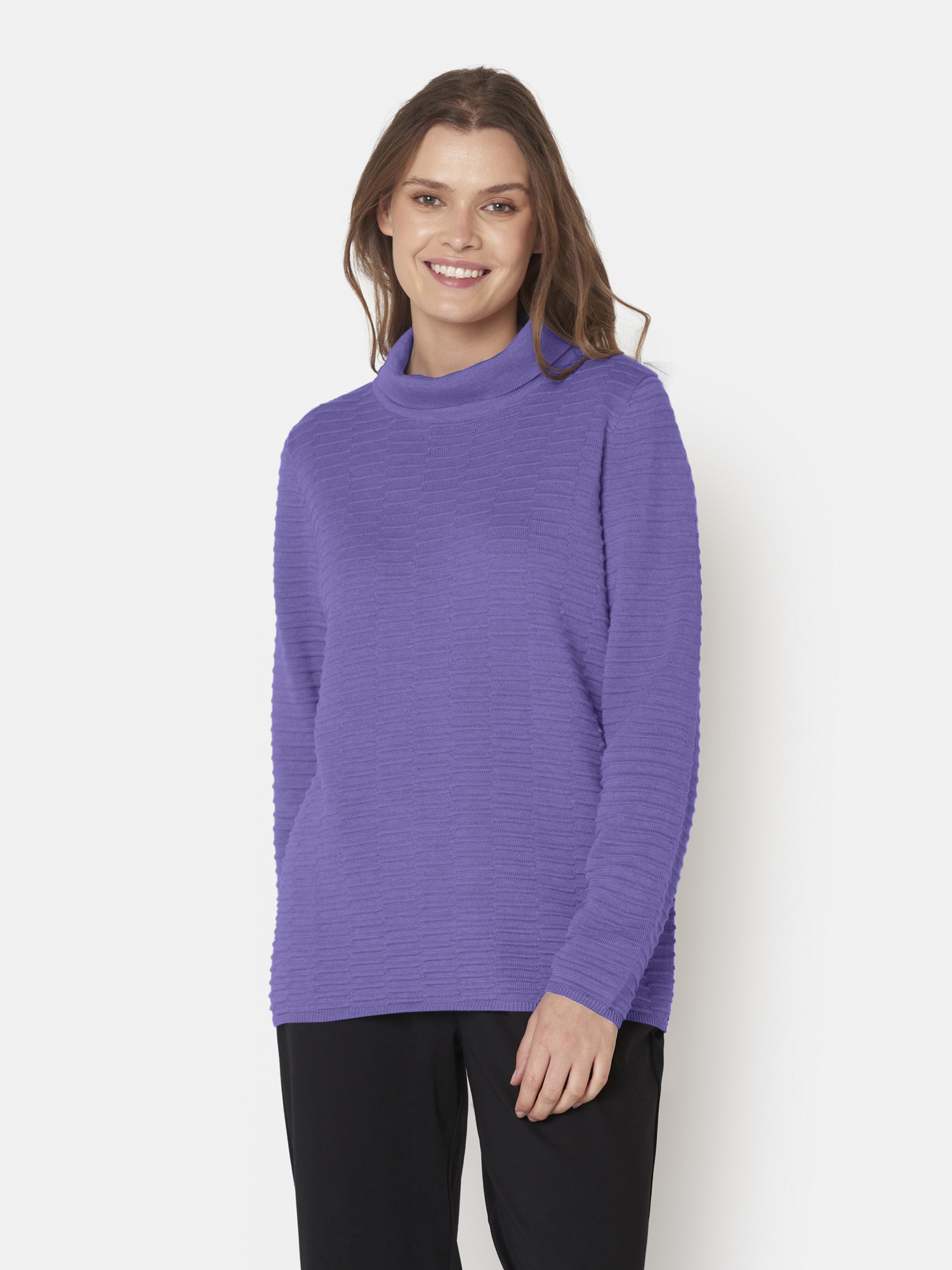 Polotröja Med Struktur - Stl. S+XL - Signature