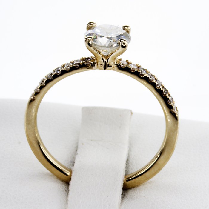 Diamantring 1.08ct - 3