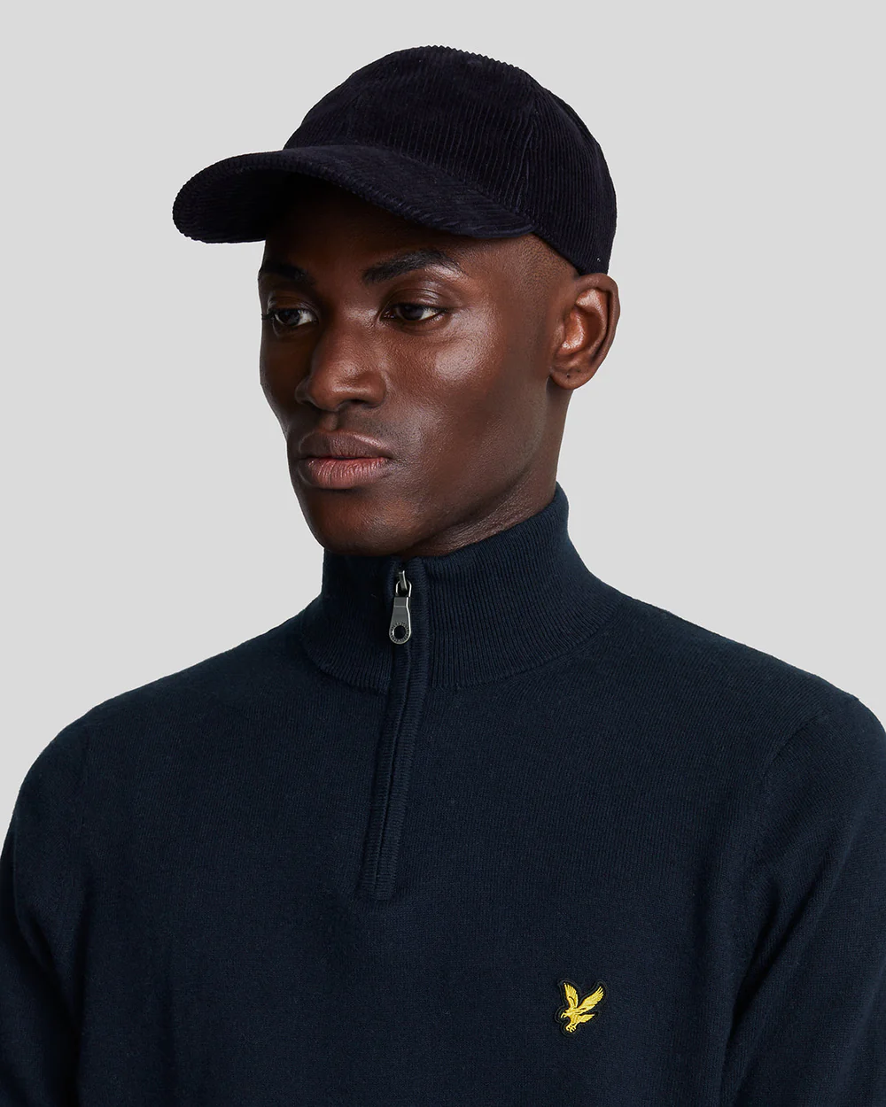 Lyle & Scott - Cotton Merino 1/4 Zip - Dark Navy - 2