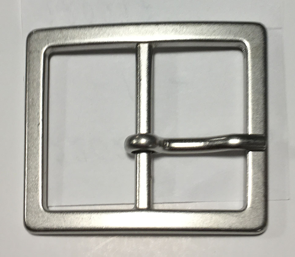 Skärp spänne metall Matt Silver 30
